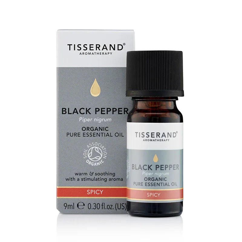 Black Pepper Essential Oil Carton Bottle Front 9ml