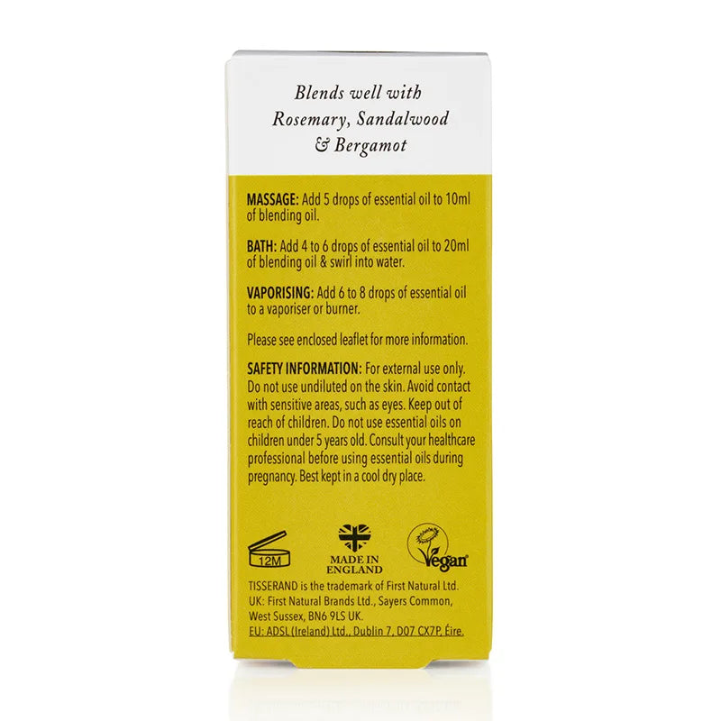 Cardamom Essential Oil 9ml Back