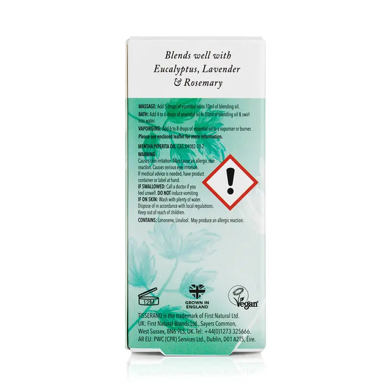 English Peppermint Essential Oil_Back
