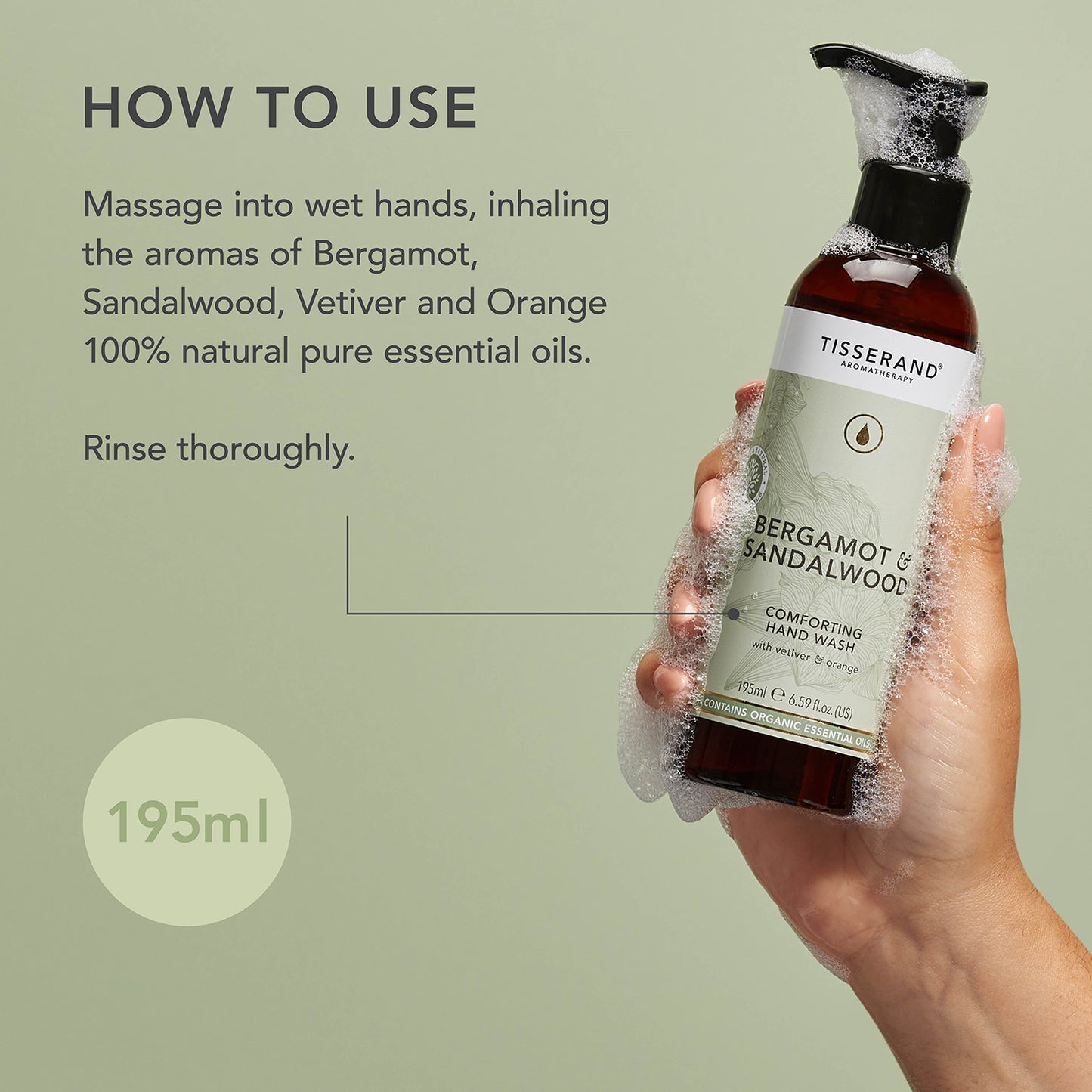 Bergamot & Sandalwood Comforting Hand Wash