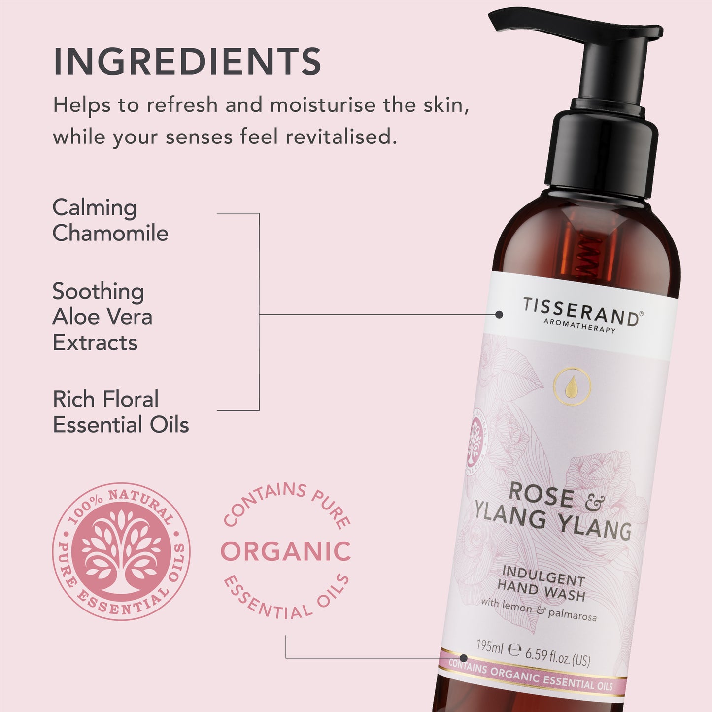 Rose & Ylang Ylang Indulgent Hand Wash