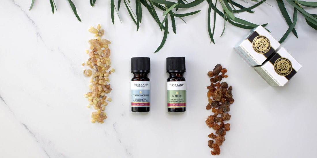 Tisserand Aromatherapy Frankincense and Myrrh Essential Oils