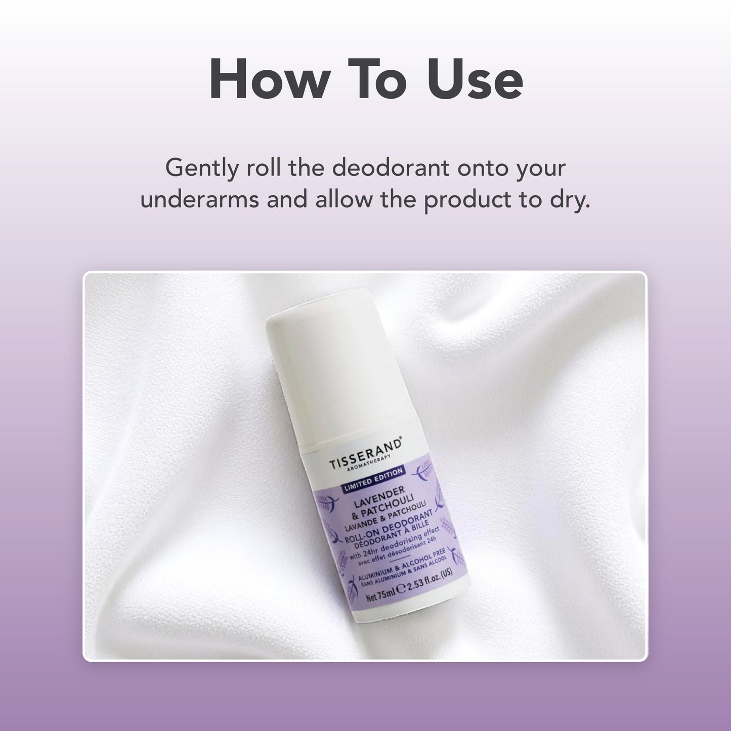 Lavender & Patchouli Roll-On Deodorant