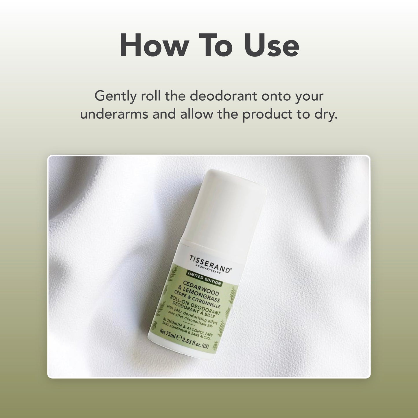 Cedarwood & Lemongrass Roll-On Deodorant