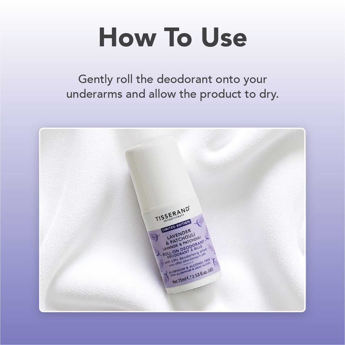 Lavender & Patchouli Roll-On Deodorant
