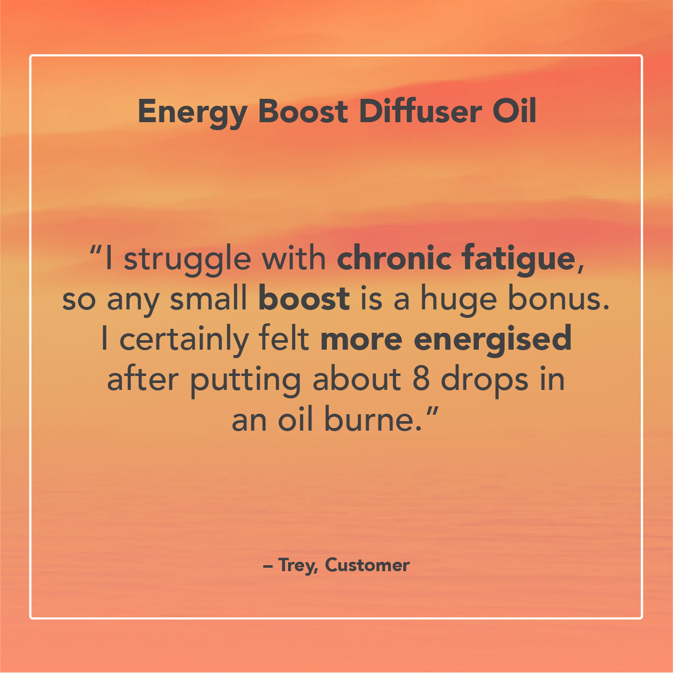 Energy Boost Diffuser Oil