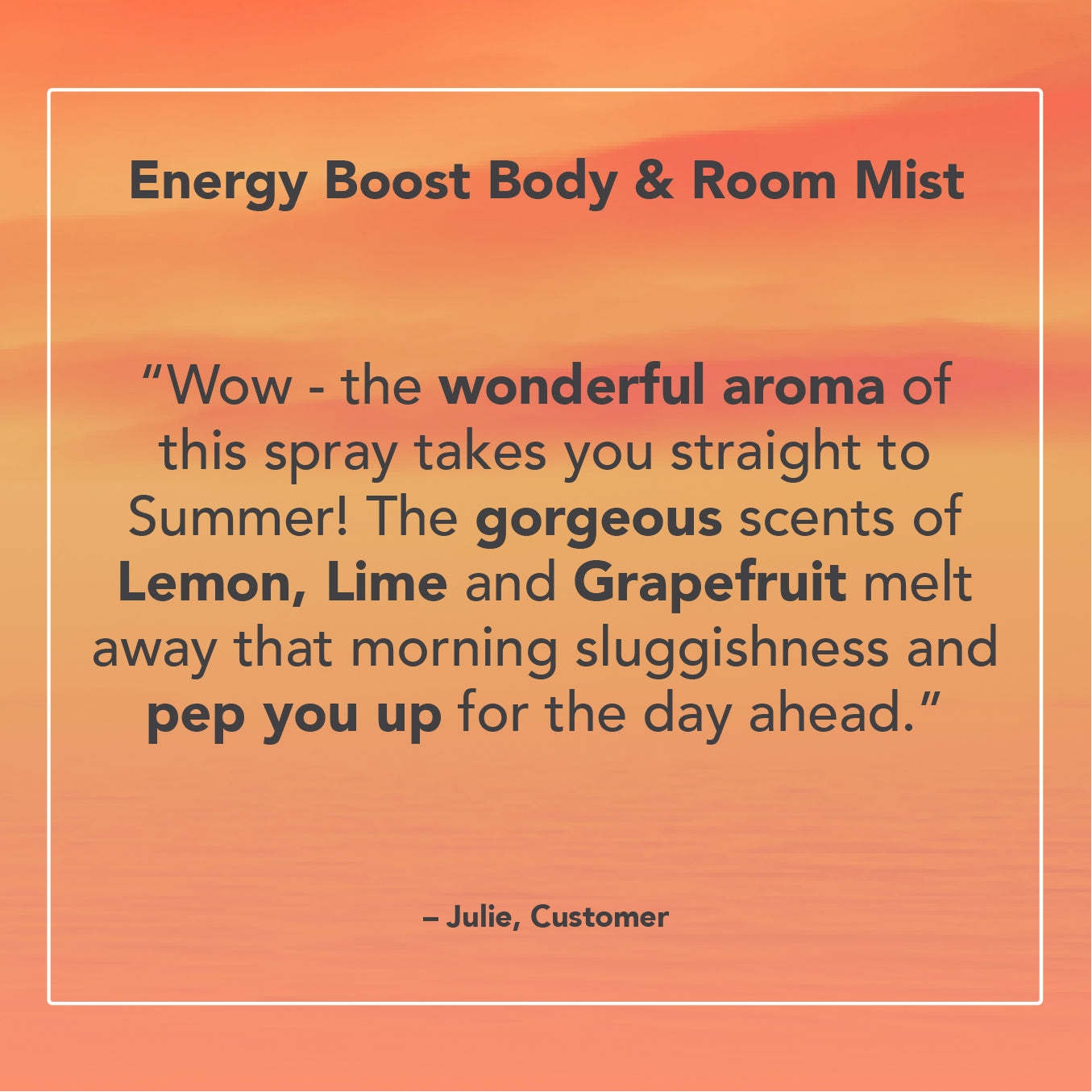 Energy Boost Body & Room Mist