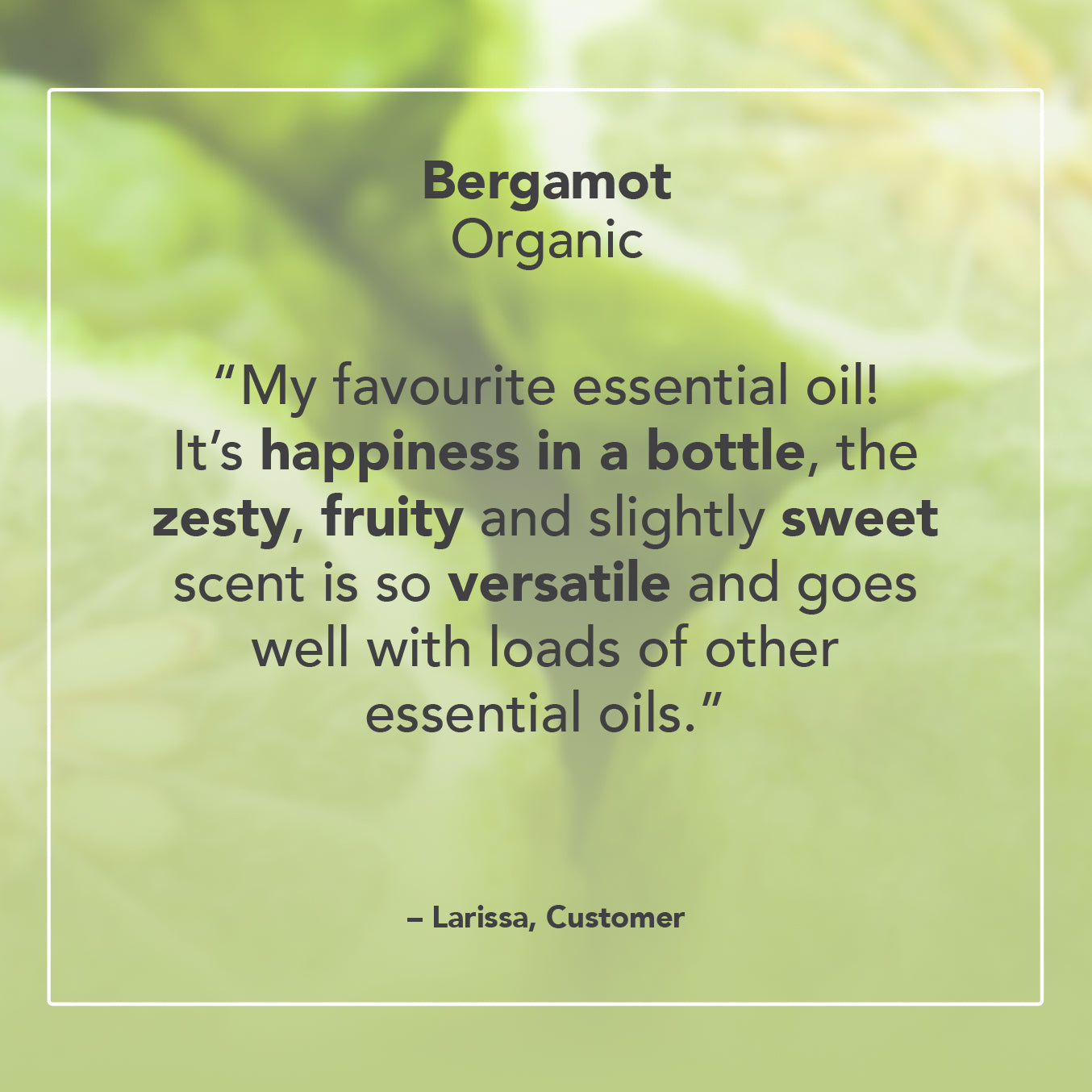 Bergamot Essential Oil