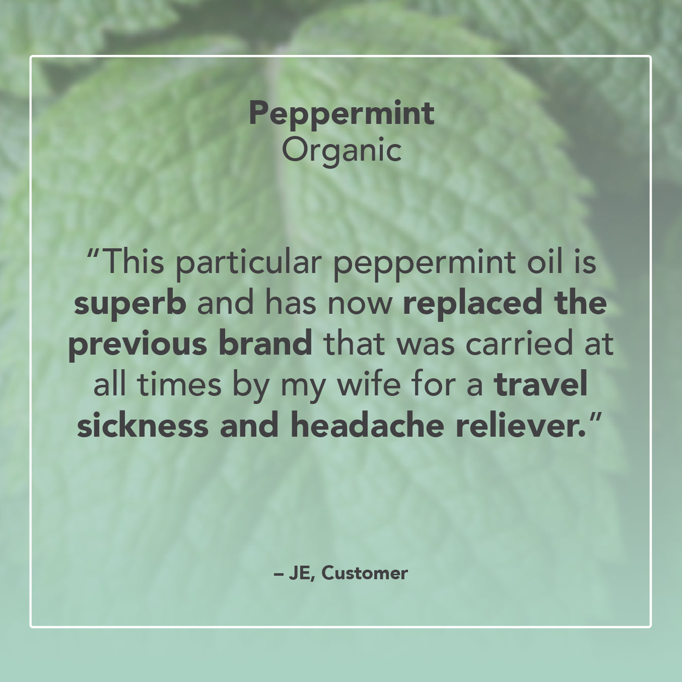 Peppermint Organic Essential Oil
