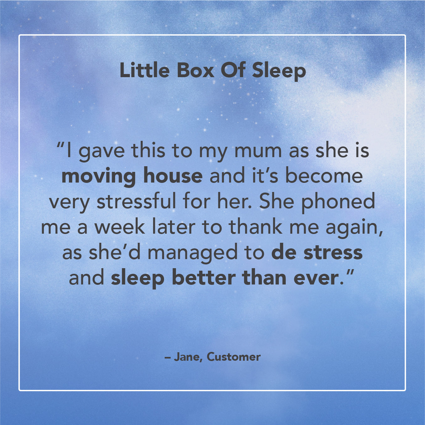 The Little Box of Sleep