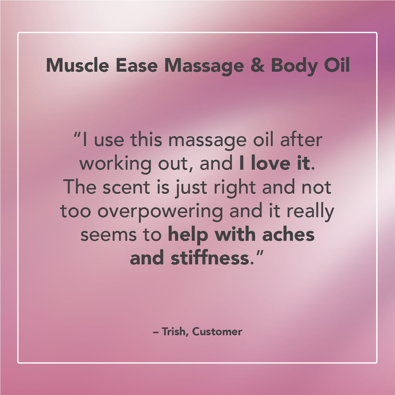 Muscle Ease Massage & Body Oil