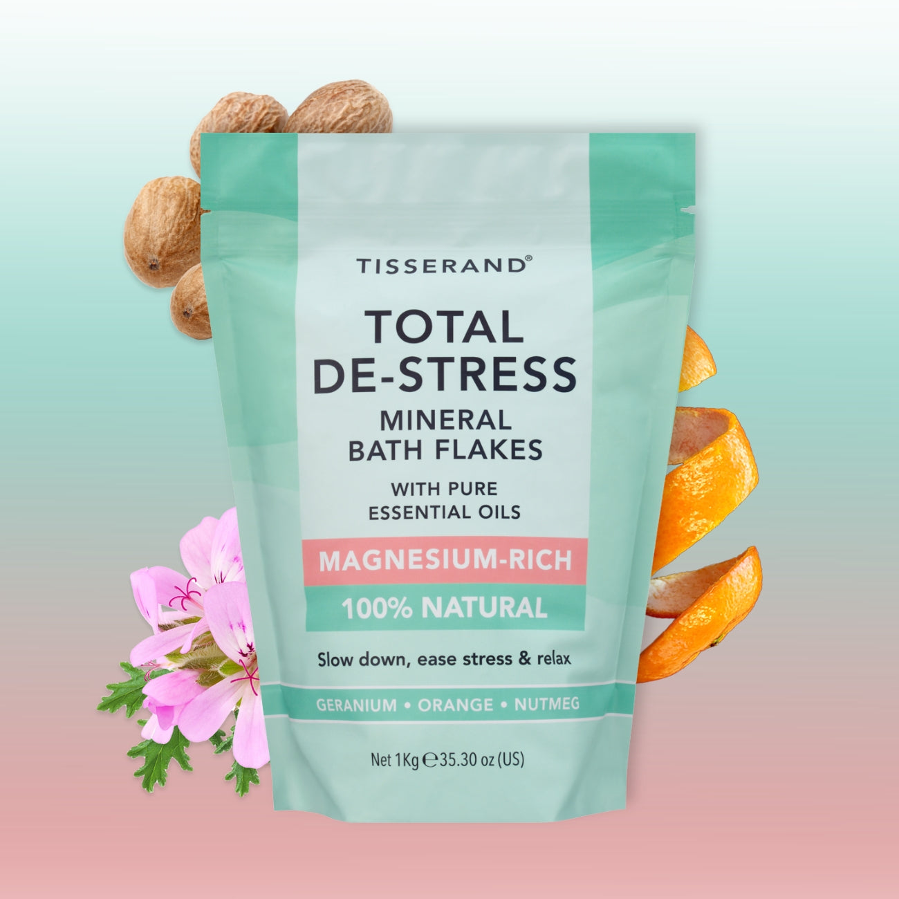 Total De-Stress Mineral Bath Flakes