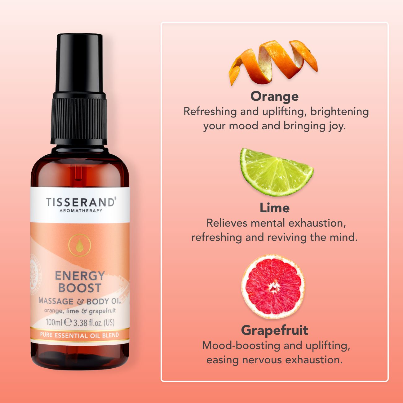 Energy Boost Massage & Body Oil