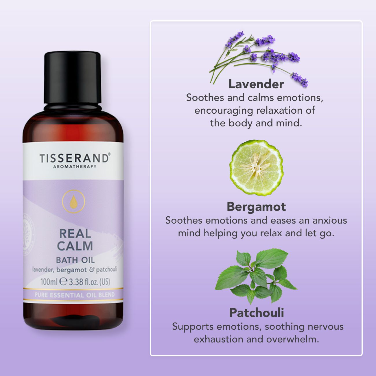 Real Calm Bath Oil