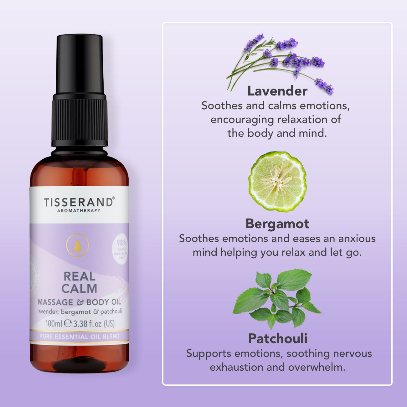 Real Calm Massage & Body Oil