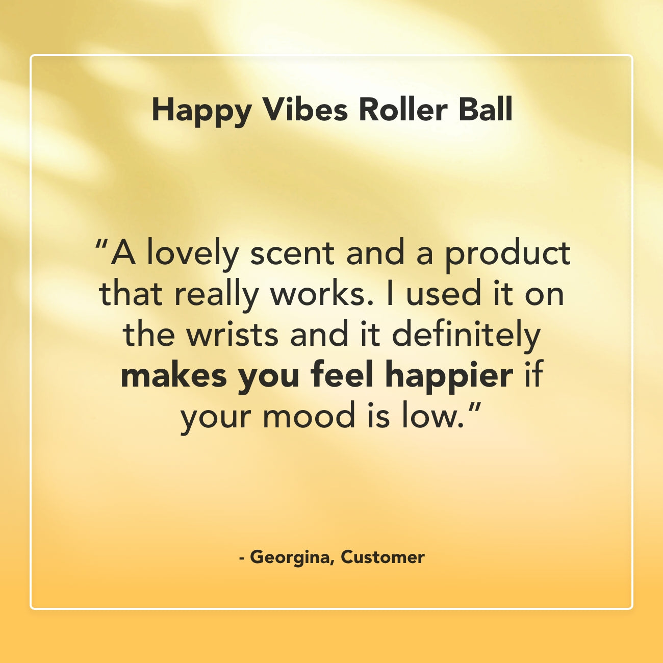 Happy Vibes Pulse Point Roller Ball