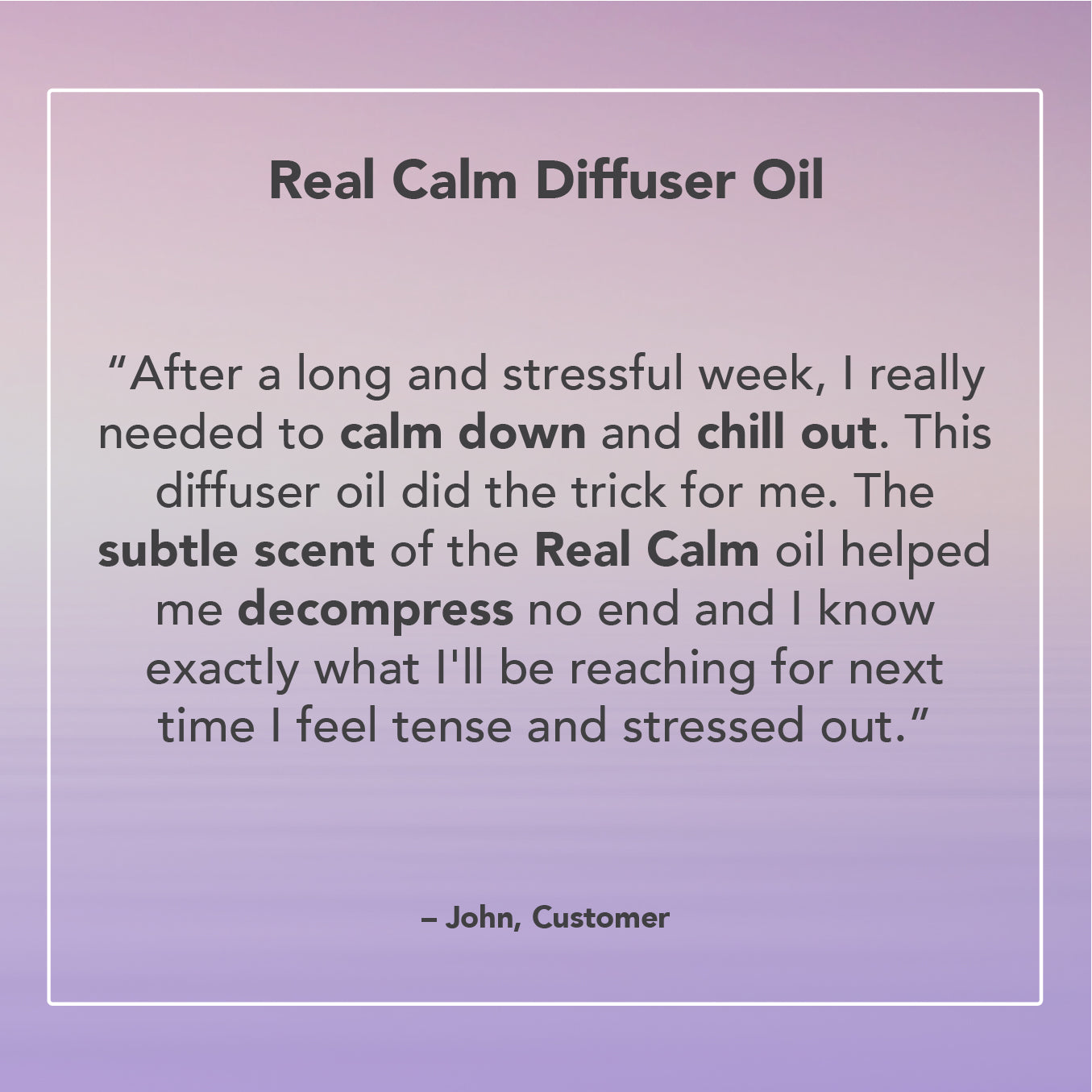 Real Calm Diffuser Oil