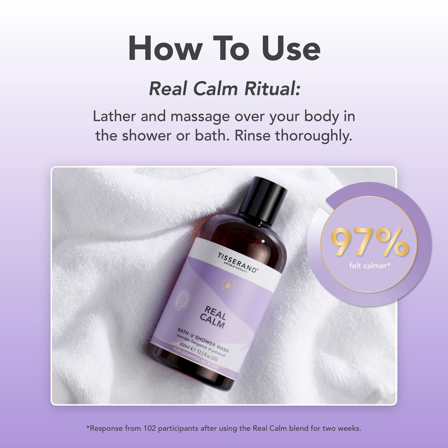 Real Calm Bath & Shower Wash
