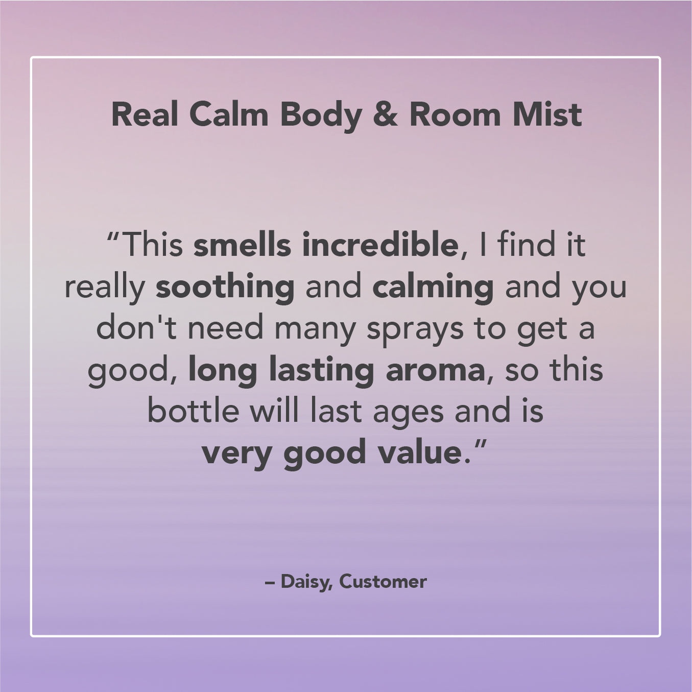 Real Calm Body & Room Mist