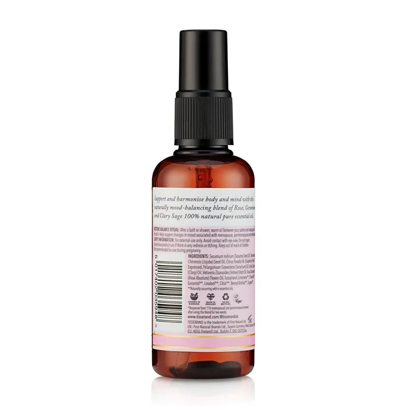 Restore Balance Body Oil - back