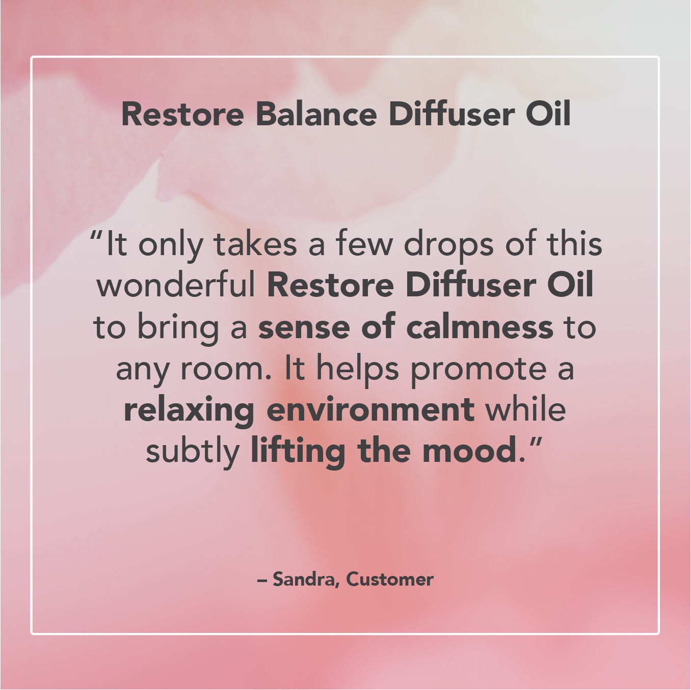 Restore Balance Diffuser Oil