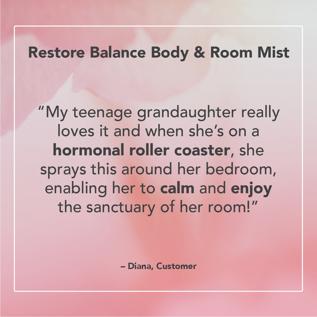 Restore Balance Body & Room Mist - – Tisserand