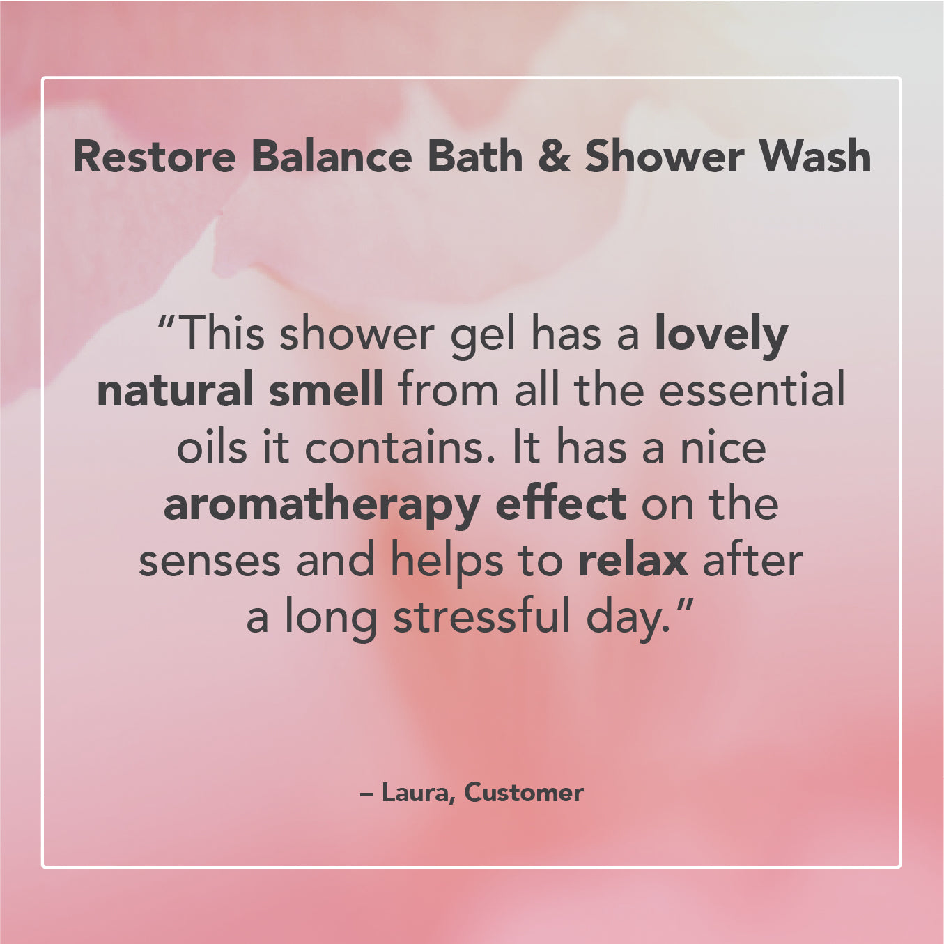 Restore Balance Bath & Shower Wash