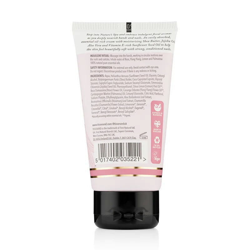 Rose and Ylang Ylang Hand Cream Back