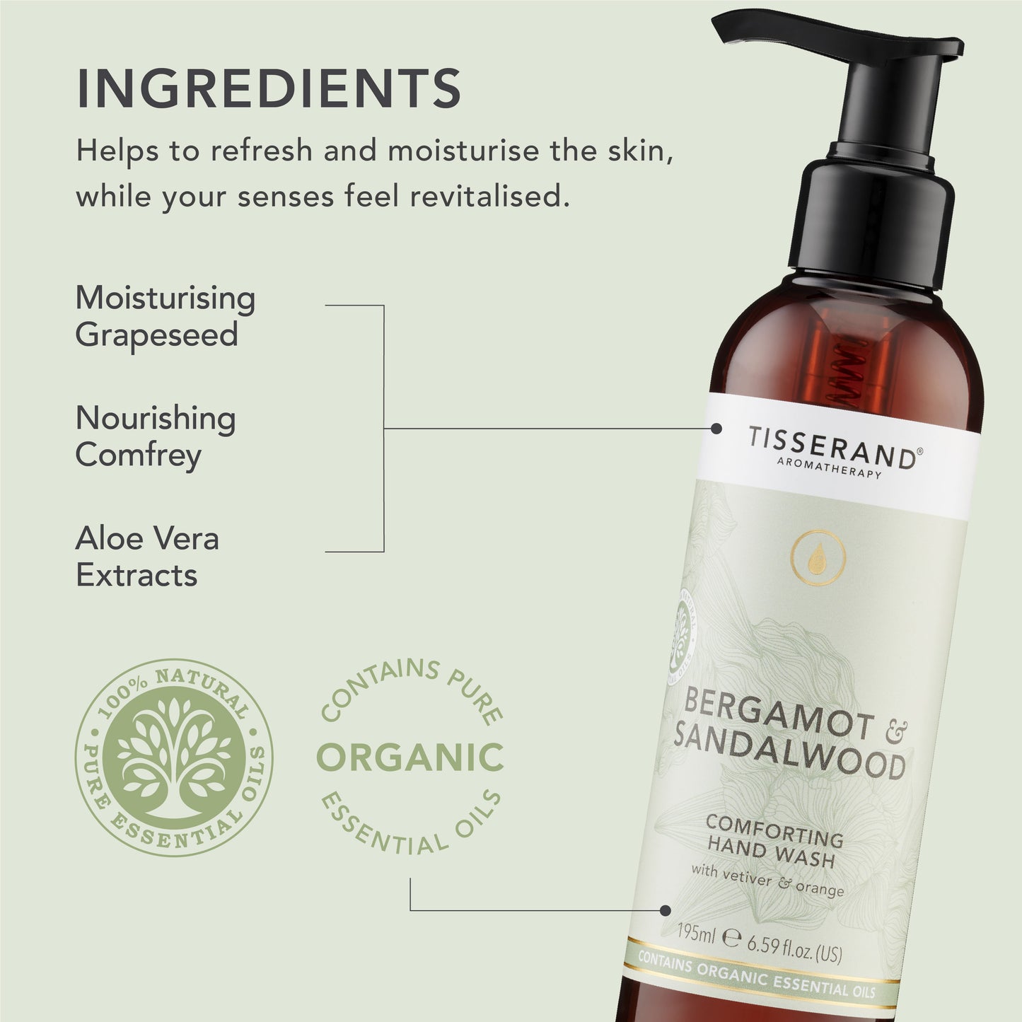 Bergamot & Sandalwood Comforting Hand Wash