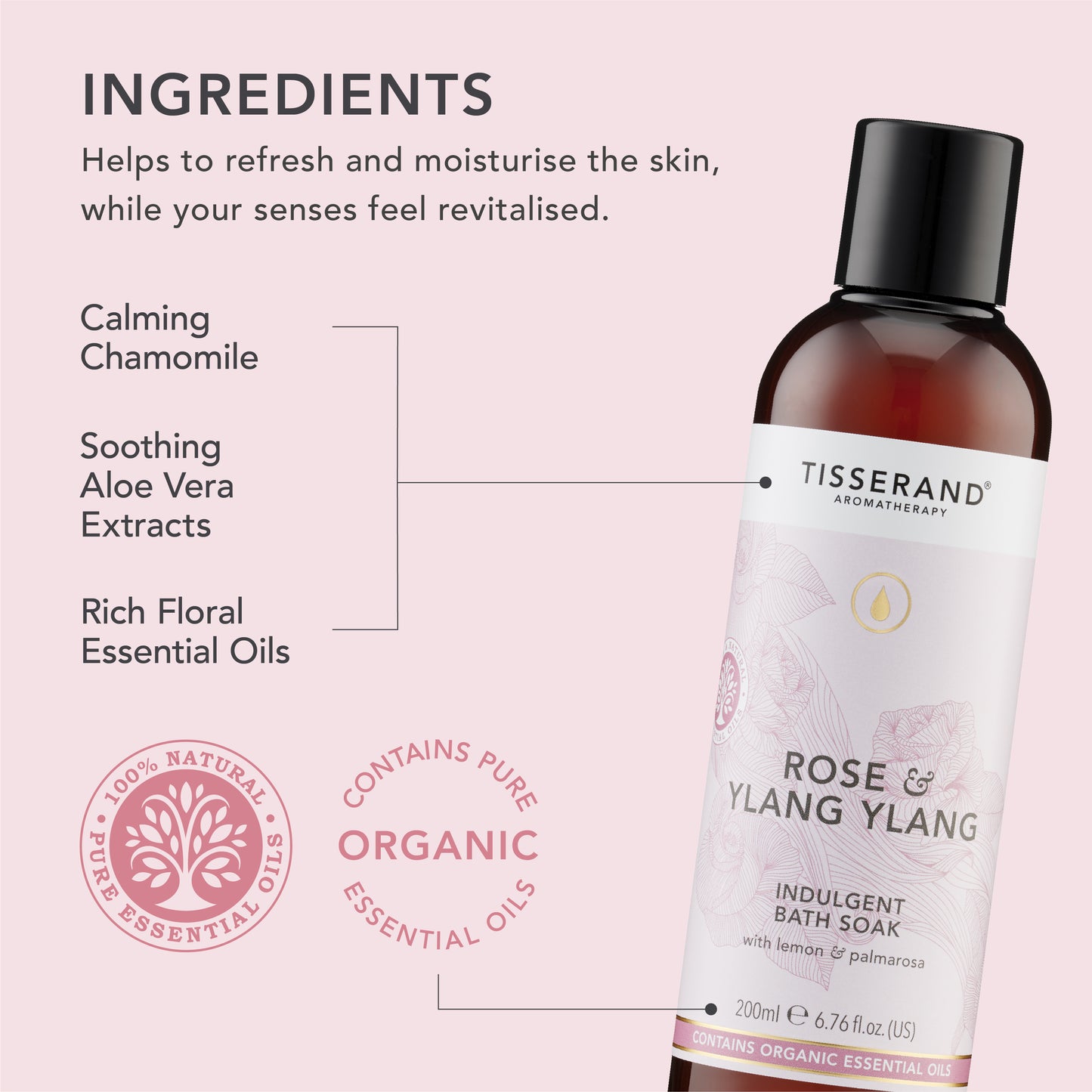 Rose & Ylang Ylang Indulgent Bath Soak