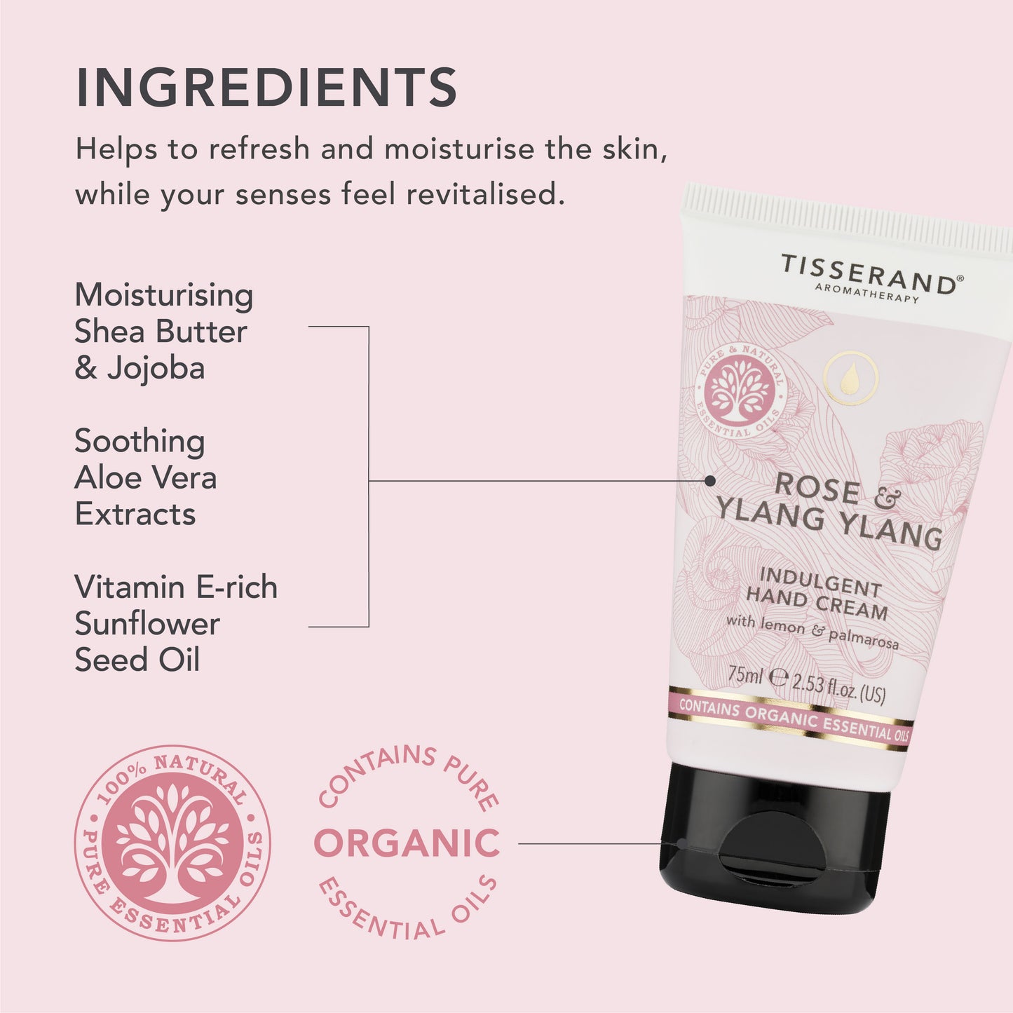 Rose & Ylang Ylang Indulgent Hand Cream