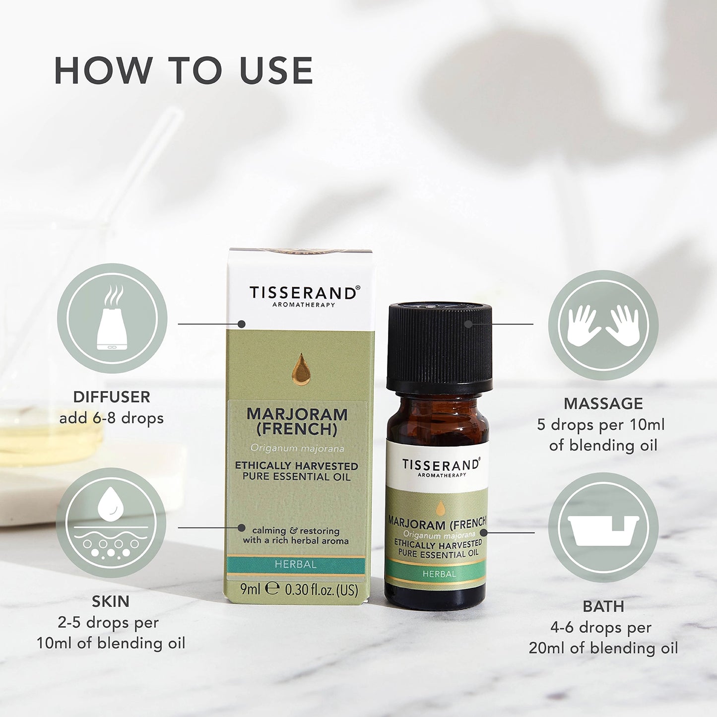 Marjoram French Essential Oil 9ml