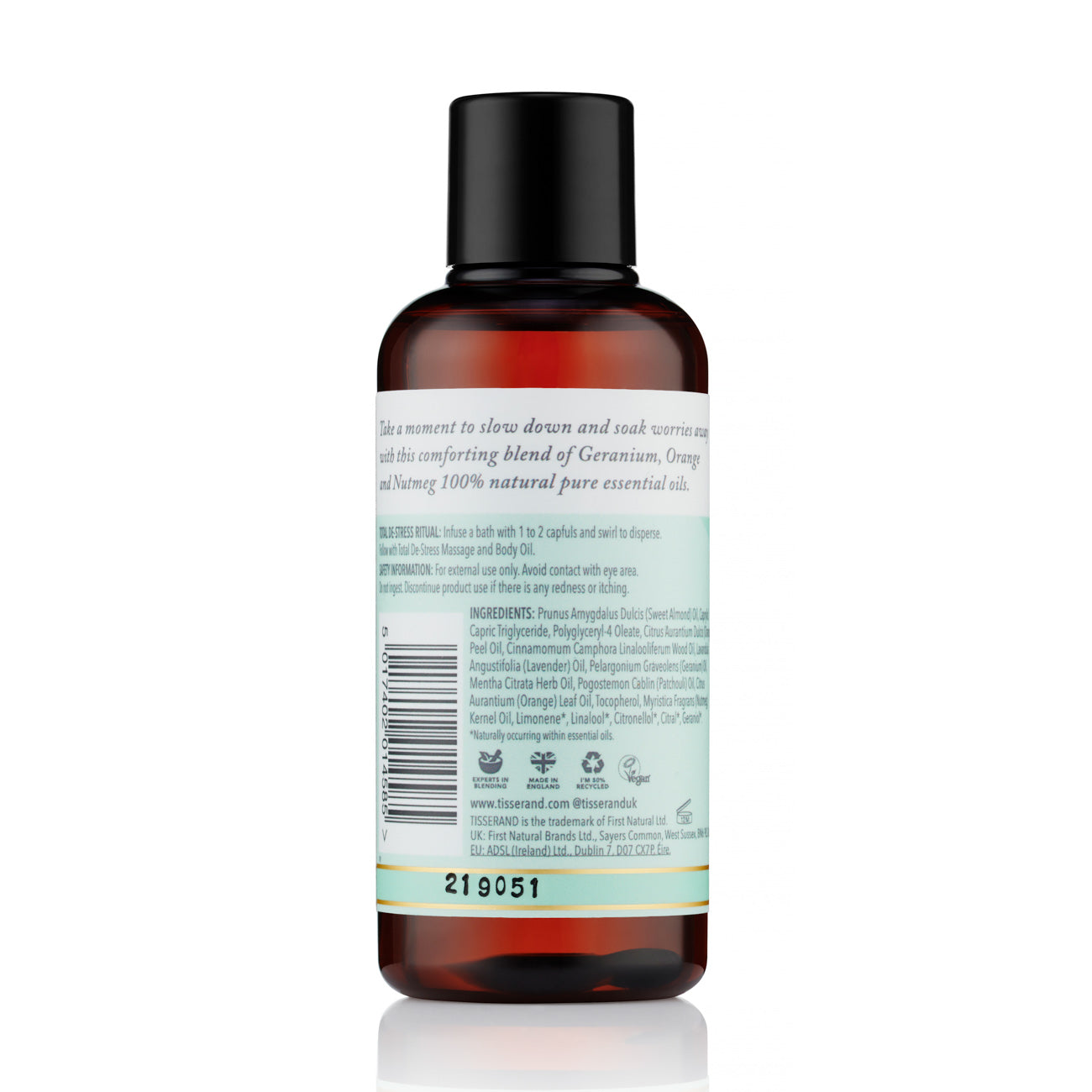 Total De-Stress Bath Oil