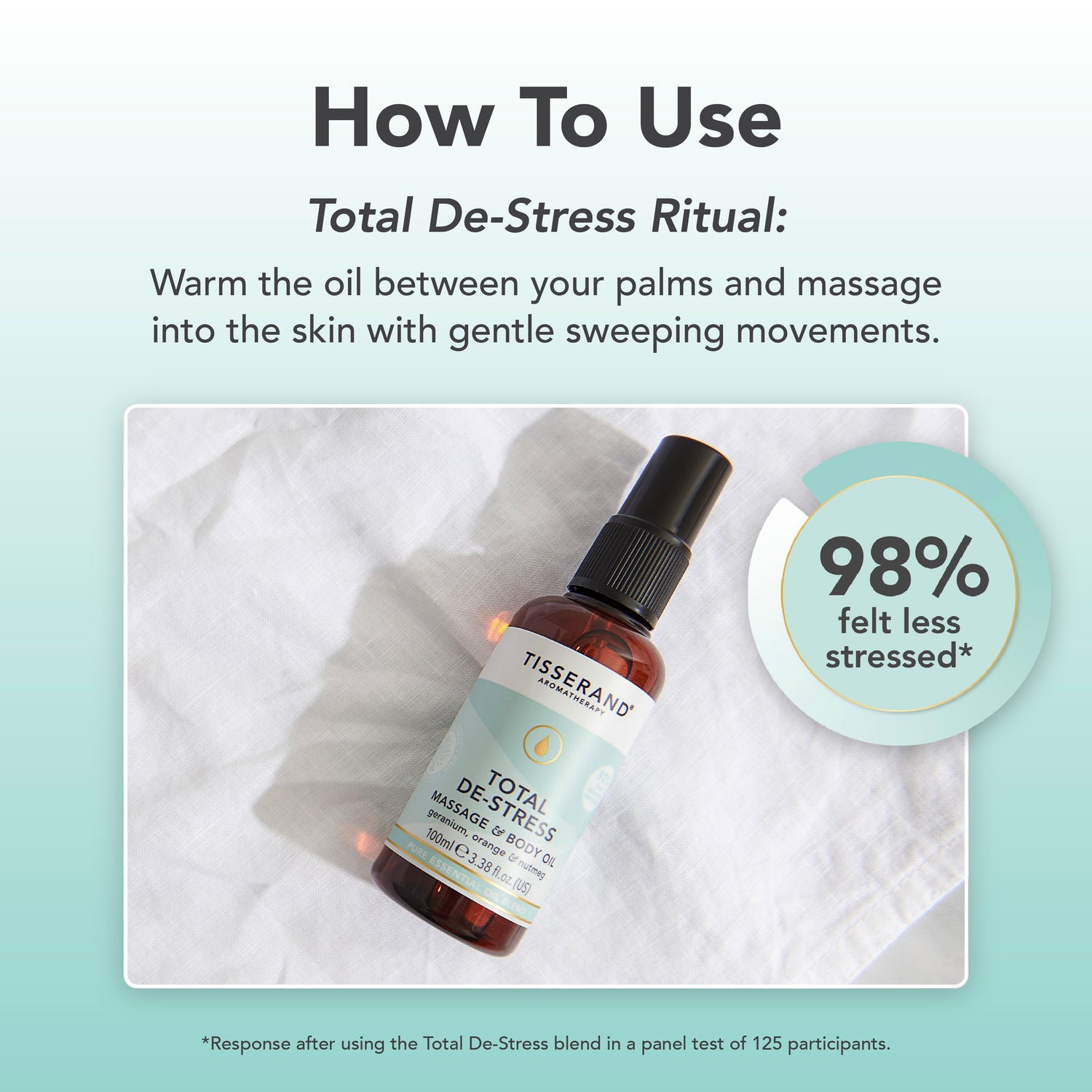 Fileuse Isserand Total De-Stress Massage & Body Oil | Tisserand Aromatherapy