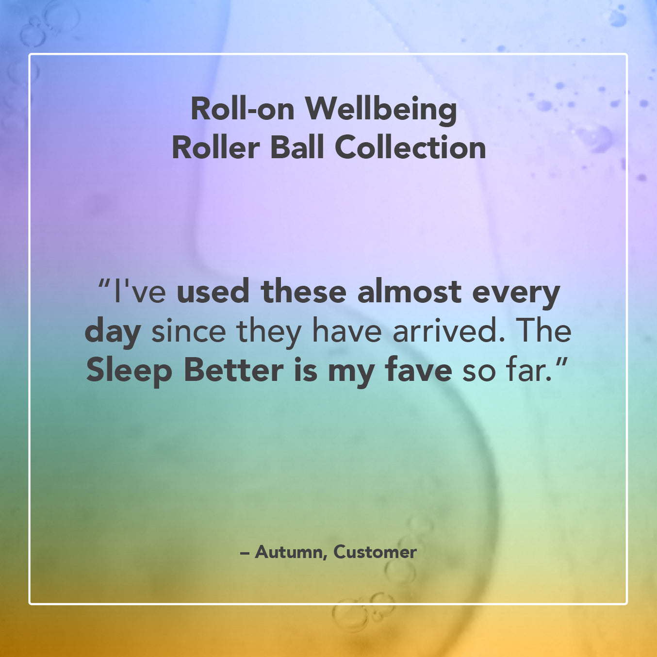 Roll-On Wellbeing
